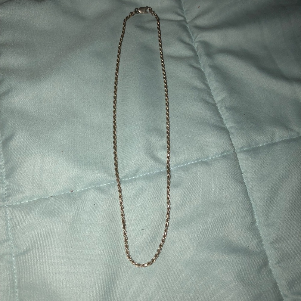 Jewelry Sterling Silver Rope Chain